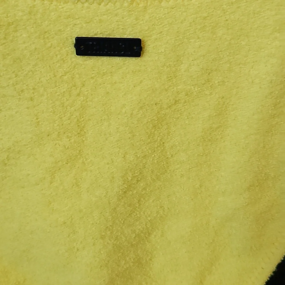Yellow Terry cloth bathing suit bottom cheeky coverage - Picture 3 of 3